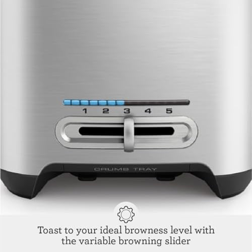 Breville BTA820XL Die-Cast Smart Toaster, 2 Slice, Brushed Stainless Steel - My Kitchen Products