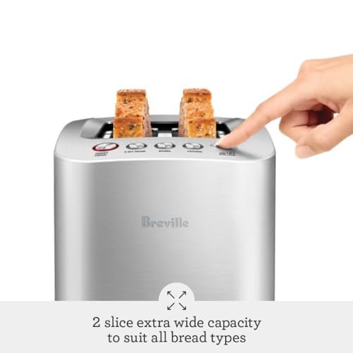Breville BTA820XL Die-Cast Smart Toaster, 2 Slice, Brushed Stainless Steel - My Kitchen Products