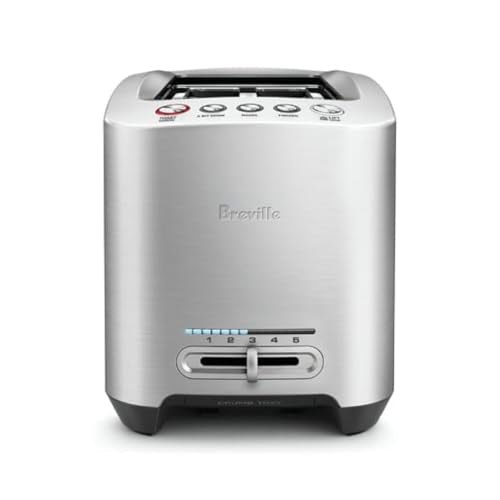Breville BTA820XL Die-Cast Smart Toaster, 2 Slice, Brushed Stainless Steel - My Kitchen Products