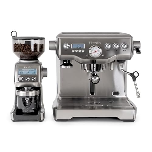 Breville Dynamic Duo Dual Boiler Espresso Machine and Smart Grinder Pro Package, Stainless Steel - BEP920BSS - My Kitchen Products