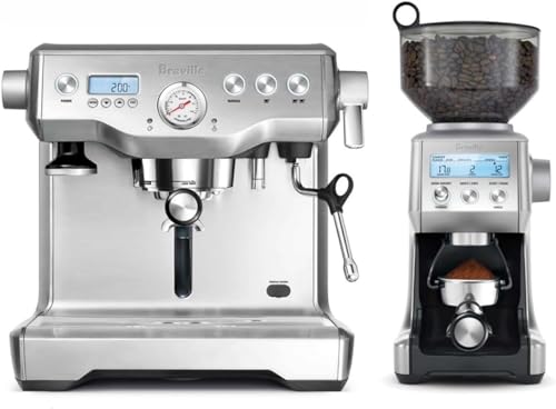 Breville Dynamic Duo Dual Boiler Espresso Machine and Smart Grinder Pro Package, Stainless Steel - BEP920BSS - My Kitchen Products