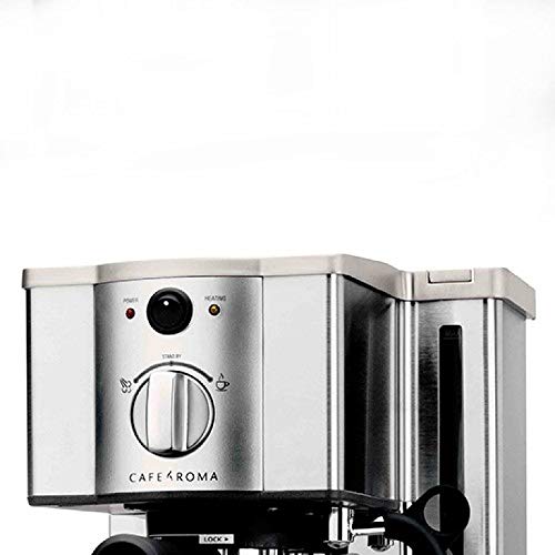 Breville ESP8XL Cafe Roma Stainless Espresso Maker, 9x9x12, Silver - My Kitchen Products