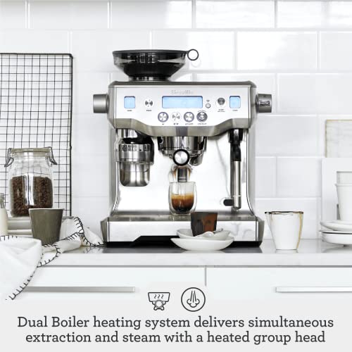 Breville Oracle Espresso Machine BES980XL, Brushed Stainless Steel - My Kitchen Products