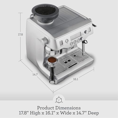 Breville Oracle Espresso Machine BES980XL, Brushed Stainless Steel - My Kitchen Products