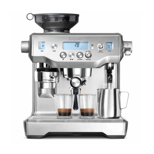 Breville Oracle Espresso Machine BES980XL, Brushed Stainless Steel - My Kitchen Products
