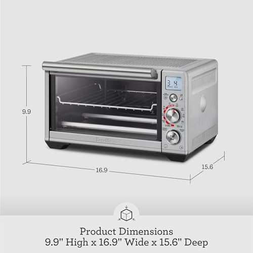 Breville Smart Oven Air Fryer Compact, Brushed Stainless Steel - My Kitchen Products