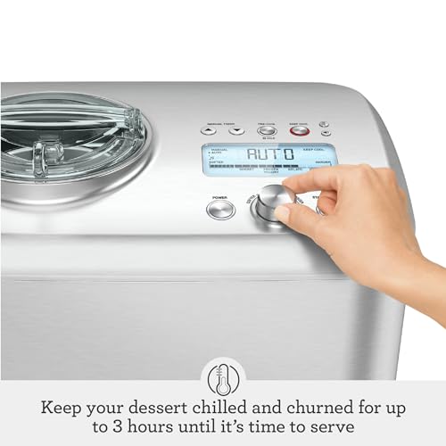 Breville Smart Scoop Ice Cream Maker BCI600XL, Brushed Stainless Steel - My Kitchen Products