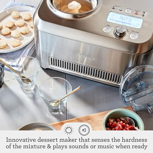Breville Smart Scoop Ice Cream Maker BCI600XL, Brushed Stainless Steel - My Kitchen Products