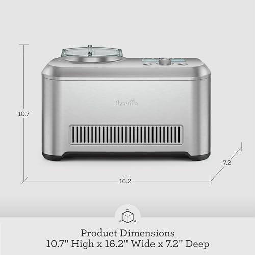 Breville Smart Scoop Ice Cream Maker BCI600XL, Brushed Stainless Steel - My Kitchen Products