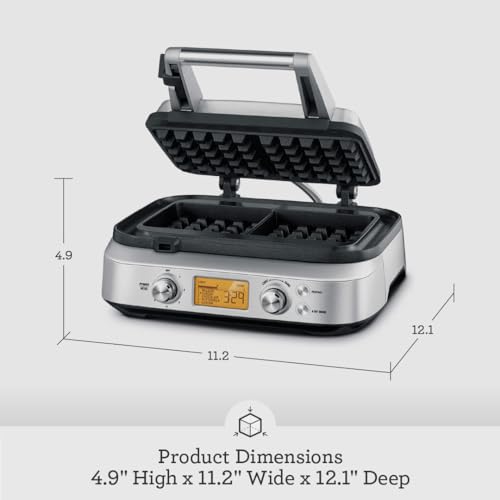 Breville the Smart Waffle™ Pro 2 Slice Waffle Maker, BWM620XL, Brushed Stainless Steel - My Kitchen Products