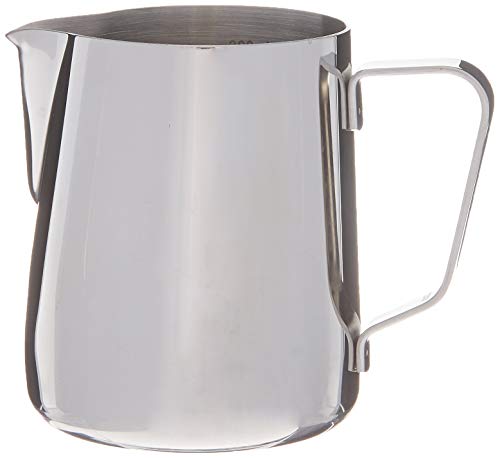 BrewGlobal Rhinoware Professional Milk Pitcher, Stainless Steel 12 oz (RHMJ12OZ) - My Kitchen Products