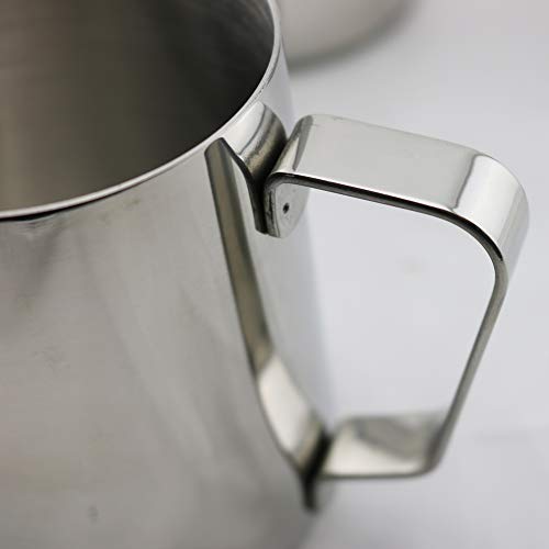 BrewGlobal Rhinoware Professional Milk Pitcher, Stainless Steel 12 oz (RHMJ12OZ) - My Kitchen Products