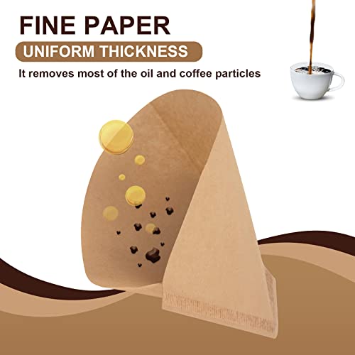 BRIKINTE Disposable Coffee Paper Filters, 100 Pcs 4 Cone Replacement Filter for Ninja Coffee Maker - My Kitchen Products