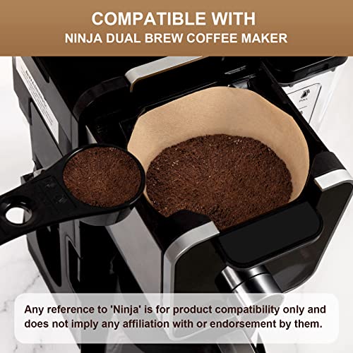 BRIKINTE Disposable Coffee Paper Filters, 100 Pcs 4 Cone Replacement Filter for Ninja Coffee Maker - My Kitchen Products
