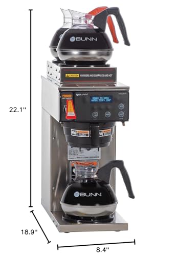 Bunn 38700.0008 Axiom-DV-3 Dual Voltage Coffee Brewer (120V Standard) - My Kitchen Products