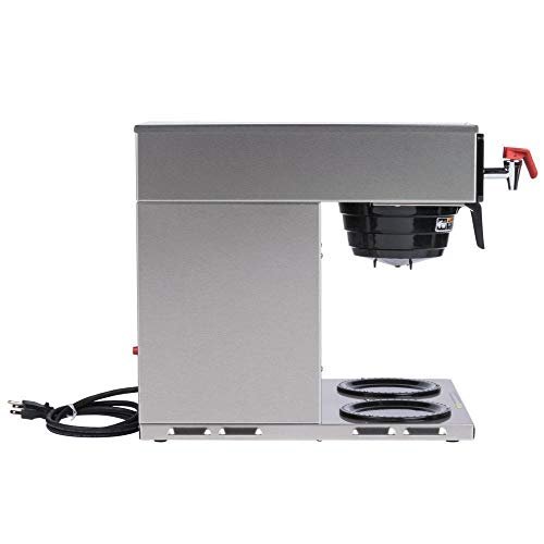 BUNN Axiom 15-3, Automatic Commercial 12-Cup Coffee Maker, 3 Lower Warmers, 38700.0002,Gray - My Kitchen Products