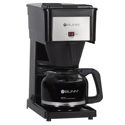 BUNN GRB Velocity Brew 10-Cup Home Coffee Brewer, Black - My Kitchen Products