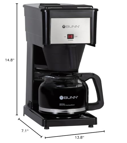 BUNN GRBD Velocity Brew High Altitude Original 10-Cup Home Brewer, Black - My Kitchen Products