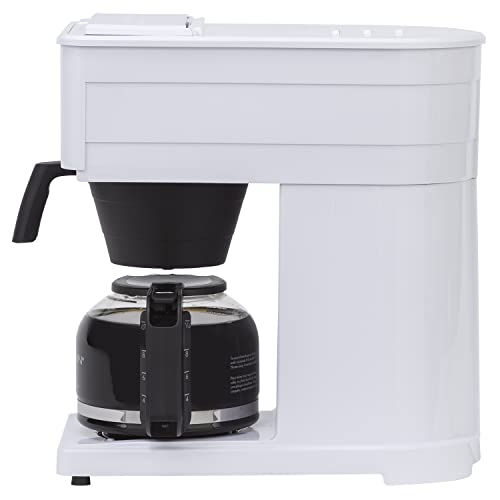 BUNN GRW Velocity Brew 10-Cup Home Coffee Brewer, White - My Kitchen Products