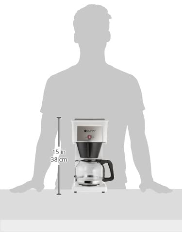 BUNN GRW Velocity Brew 10-Cup Home Coffee Brewer, White - My Kitchen Products