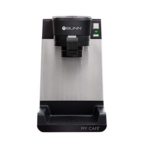 BUNN MCU My Cafe Single Cup Multi Use Coffee Brewer (Black/SST) - My Kitchen Products