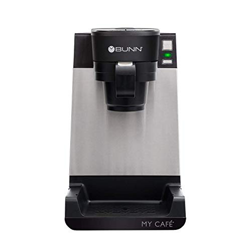 BUNN MCU My Cafe Single Cup Multi Use Coffee Brewer (Black/SST) - My Kitchen Products