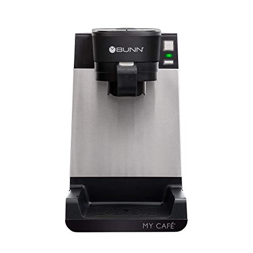 BUNN MCU My Cafe Single Cup Multi Use Coffee Brewer (Black/SST) - My Kitchen Products
