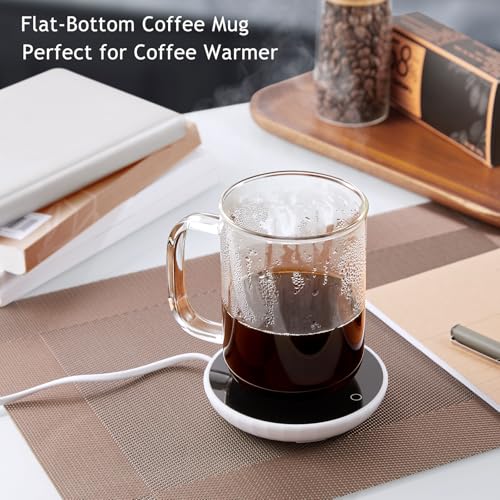 BWODYAY Glass Coffee Mugs, 20 oz Ice coffee cups, Large Clear Tea Cups Set of 2, Glass Mugs with Handles, Glass Cups for Latte, Cappuccino, and Tea - My Kitchen Products