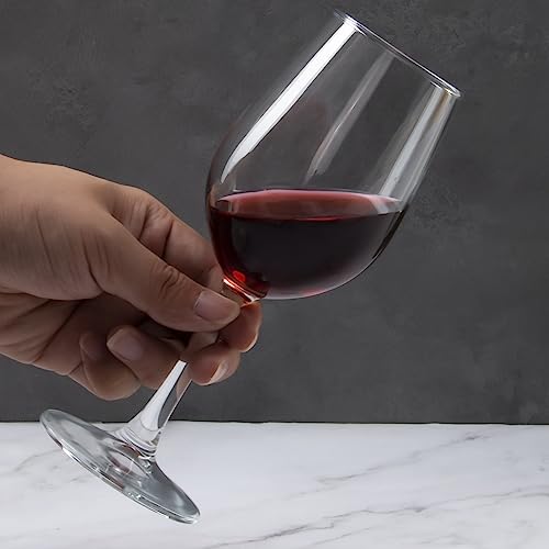 C CREST Durable and Stylish 11.2oz Red Wine Glassware - Set of 12 - Classic Design for Party and Wedding - My Kitchen Products