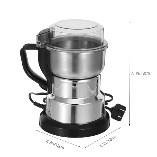 Cabilock Electric Grain Grinder Multifunctional Stainless Steel Flour Mill Grinder Home Use with Powerful Motor for Low Noise Coffee Spice Corn Nut - My Kitchen Products