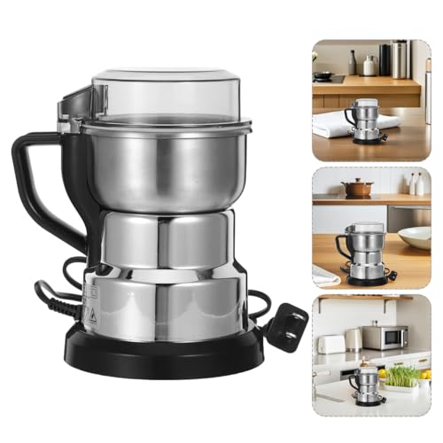 Cabilock Electric Grain Grinder Multifunctional Stainless Steel Flour Mill Grinder Home Use with Powerful Motor for Low Noise Coffee Spice Corn Nut - My Kitchen Products