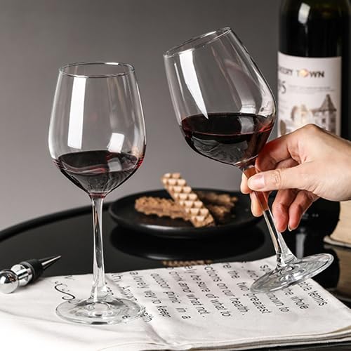 Cadamada Wine Glasses Set of 8, 12oz Wine Glasses, for Red or White Wine, High-end Banquet, Wedding, Gift Goblets, Party, Bar, Anniversary, Housewarming - My Kitchen Products
