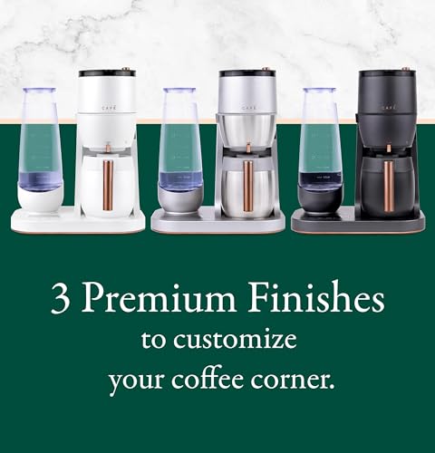 Café Specialty Grind and Brew Coffee Maker, Single-Serve Option, 10-Cup Thermal Carafe, WiFi Enabled Technology, Smart Home Kitchen Essentials, SCA Certified, Barista-Quality Brew, Stainless Steel - My Kitchen Products