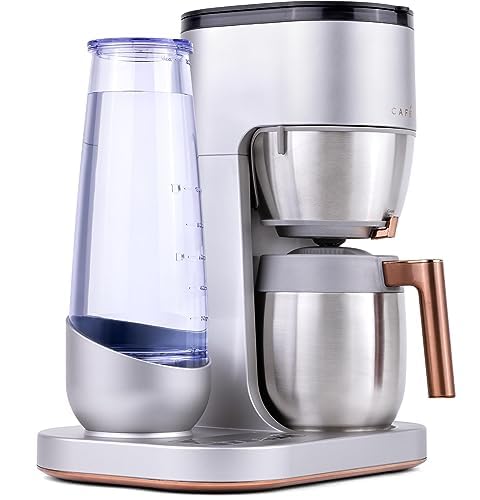 Café Specialty Grind and Brew Coffee Maker, Single-Serve Option, 10-Cup Thermal Carafe, WiFi Enabled Technology, Smart Home Kitchen Essentials, SCA Certified, Barista-Quality Brew, Stainless Steel - My Kitchen Products