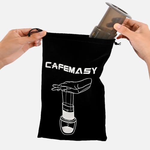 CAFEMASY Coffee Funnel and Travel Bag Kit Compatible with Aeropress Original Go XL Portable Espresso Coffee Maker Replacement Parts Coffee Accessories Tool - My Kitchen Products