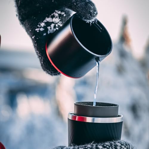 Cafflano Klassic : All-in-1, Drip Kettle+Grinder+Permanent Stainless Filter Dripper+Double-wall Tumbler, Pourover, Coffee Maker for Camping & Travel - My Kitchen Products
