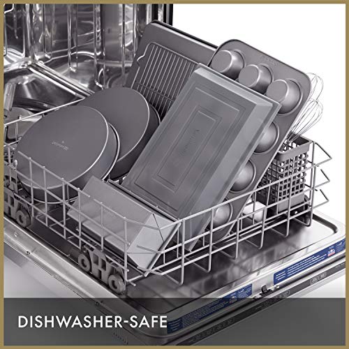 Calphalon 10-Piece Nonstick Bakeware Set Includes Baking Sheet Cookie Sheet Cake Pans Muffin Pan and More Dishwasher Safe Silver - My Kitchen Products