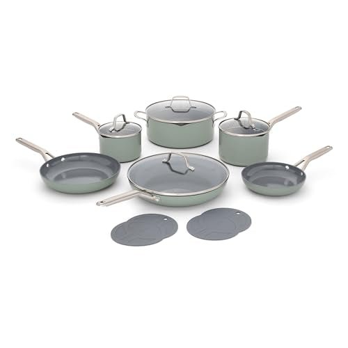 Calphalon® Ceramic Nonstick 12-pc. Cookware Set - My Kitchen Products