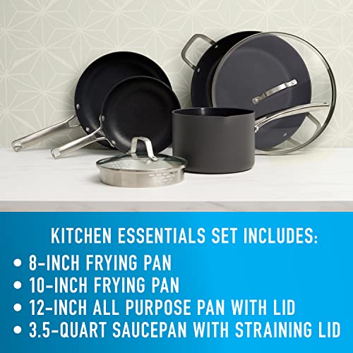 Calphalon Classic Hard-Anodized Nonstick Cookware Kitchen Essentials Set - My Kitchen Products