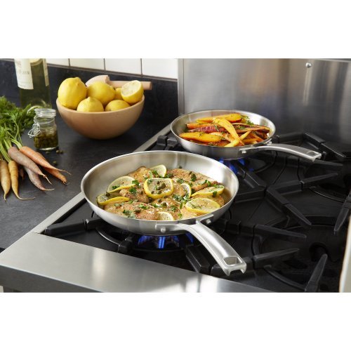 Calphalon Classic Stainless Steel Cookware, Fry Pan, 2-piece - My Kitchen Products