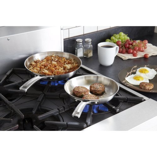 Calphalon Classic Stainless Steel Cookware, Fry Pan, 2-piece - My Kitchen Products