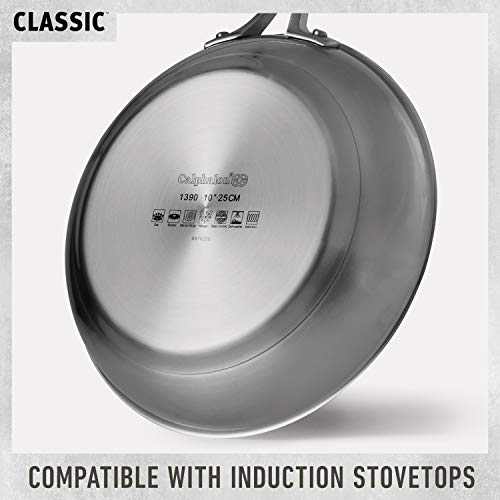 Calphalon Classic Stainless Steel Cookware Set, 10-Piece, Impact-Bonded Aluminum Base, Stay-Cool Handles, Oven Safe 450F, Silver - My Kitchen Products