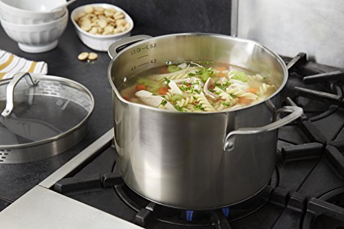 Calphalon Classic Stainless Steel Cookware, Stock Pot, 6-quart - My Kitchen Products