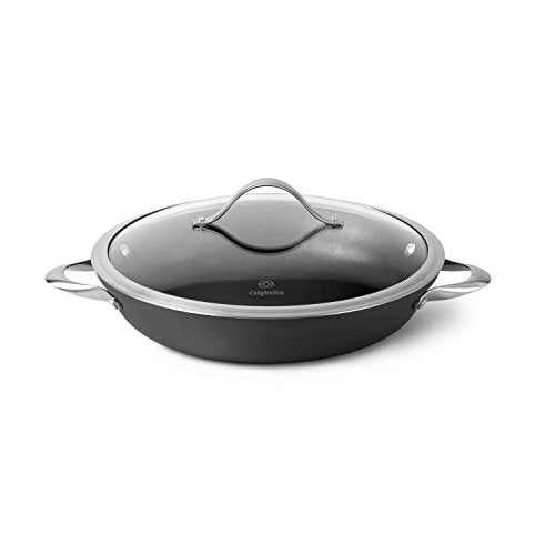 Calphalon Contemporary Hard-Anodized Aluminum Nonstick Cookware, Everyday Pan, 12-inch, Black - My Kitchen Products