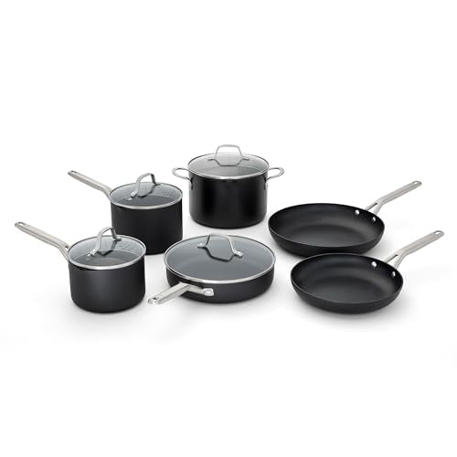 Calphalon® Hard-Anodized Nonstick 10-Piece Cookware Set - My Kitchen Products