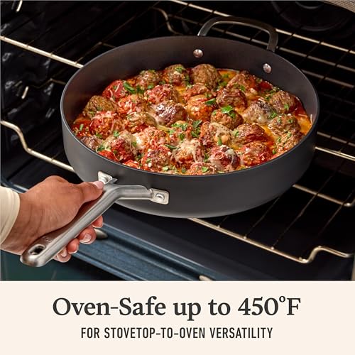 Calphalon® Hard-Anodized Nonstick 5-Qt. Sauté Pan with Lid - My Kitchen Products