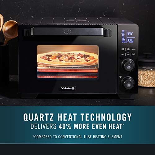 Calphalon Performance Cool Touch Toaster Oven with Turbo Convection, Large (2106488), Black/Silver - My Kitchen Products