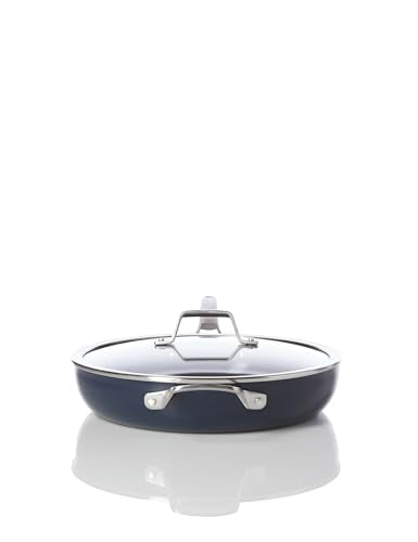 Calphalon® Premier Ceramic Nonstick 12" Frying Pan with Lid, Midnight Blue - My Kitchen Products