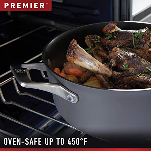 Calphalon Premier Hard-Anodized Nonstick Cookware Set, 8-Piece, Metal Utensil Safe, PFOA-Free - My Kitchen Products