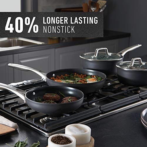 Calphalon Premier Hard-Anodized Nonstick Cookware Set, 8-Piece, Metal Utensil Safe, PFOA-Free - My Kitchen Products